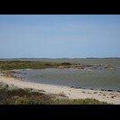 Im Hintergrund die Dünen der Younghusband Halbinsel